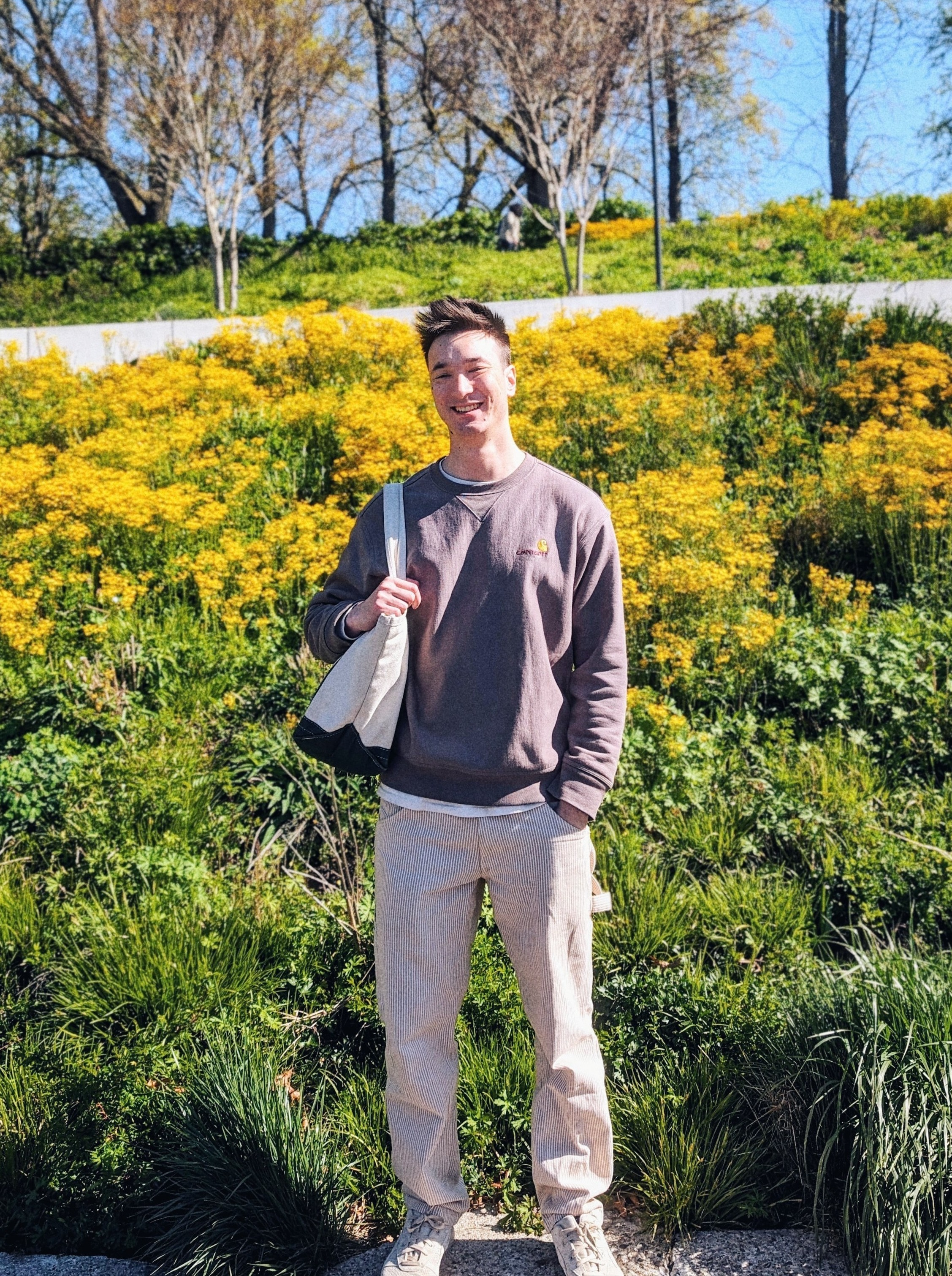 Ruihai at the botanic garden